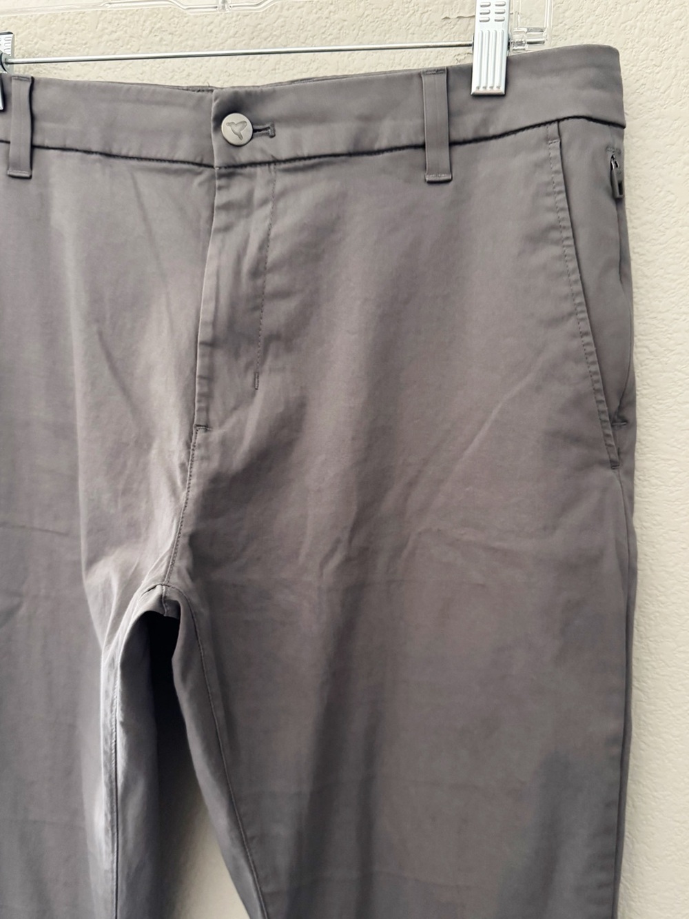 Birddogs Stretch Khakis Slim Pant Chino Unlined Mens 32 Gray Work Casual Travel - Picture 10 of 12